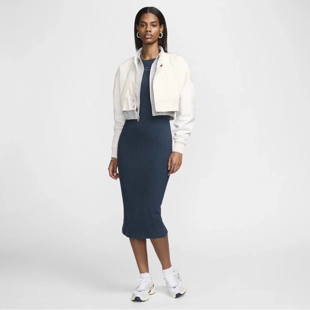 Nike vintage retro tennis tight slim fit navy dress skirt special edition